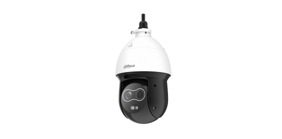 Camera hình ảnh nhiệt hai ống kính 4 inch dạng cầu đo nhiệt độ Đại Hoa DH-TPC-SD2241-TB3F4-DW-S2